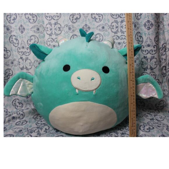 Squishmallows Avrill The Long Horned Dragon 15" Plush, Fantasy Squad Dragon - Picture 2 of 7